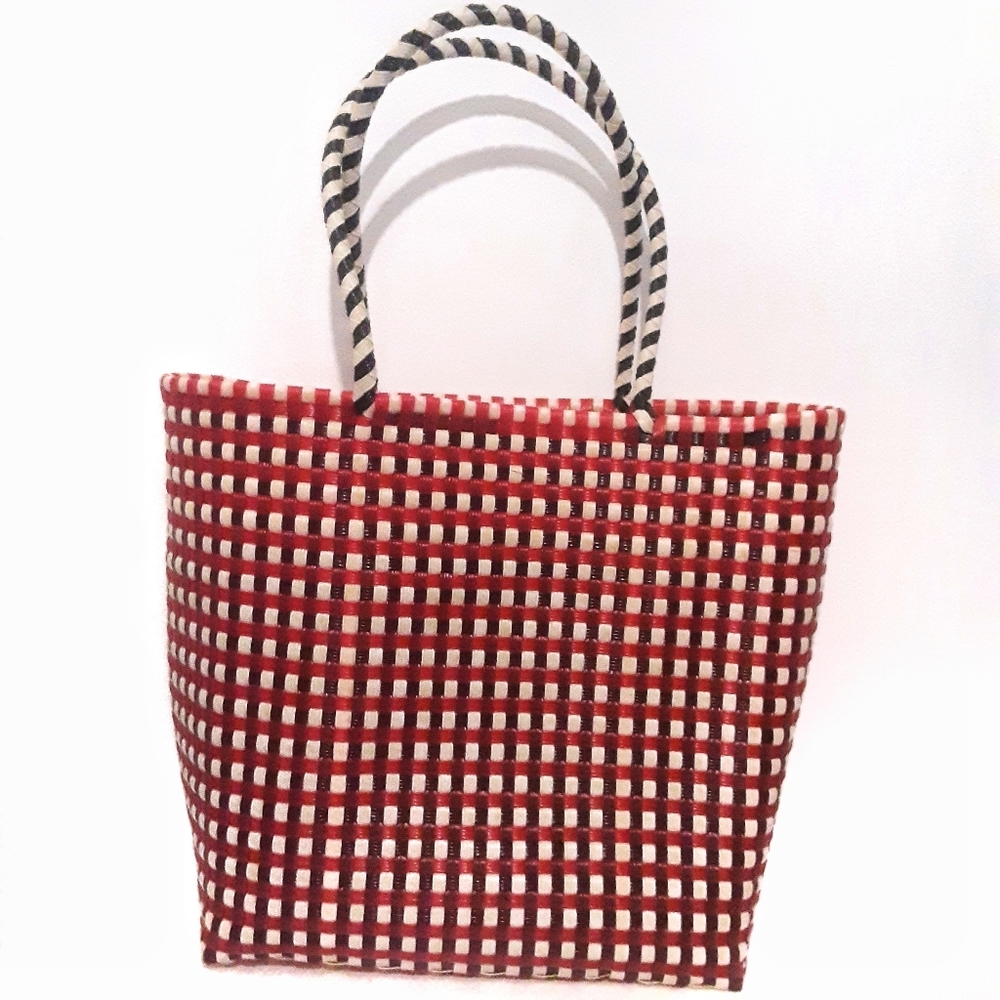 Maxi bag woven nylon